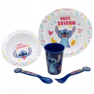 Lilo i Stitch zestaw śniadaniowy miska talerz sztućce kubek 260