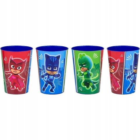 PIDŻAMERSI PJMASKS kubek kubeczek 260 ml x 4 szt