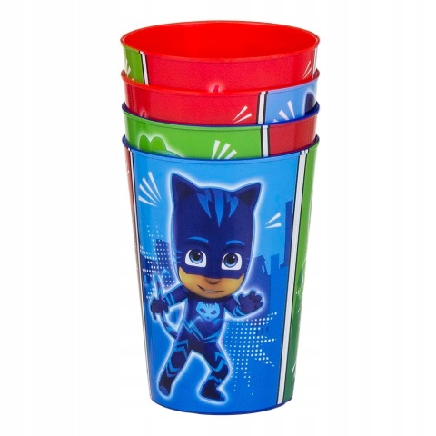 PIDŻAMERSI PJMASKS kubek kubeczek 260 ml x 4 szt