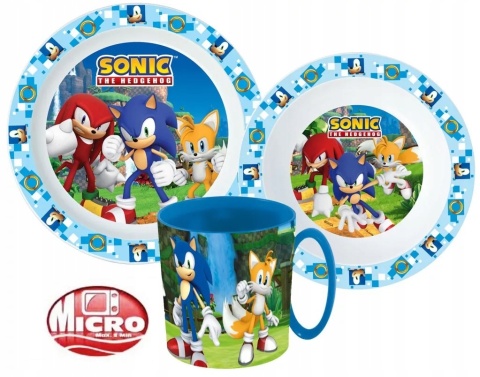 SONIC zestaw śniadaniowy miska kubek