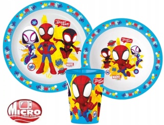 SPIDERMAN SPIDEY zestaw śniadaniowy miska kubek