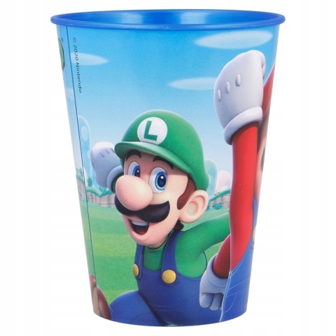 Kubek Super mario Luigi plastikowy Kubek Super mario Luigi plastikowy