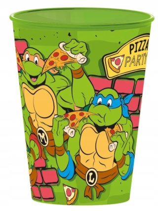 WOJOWNICZE ŻÓŁWIE NINJA kubek szklanka 260ML