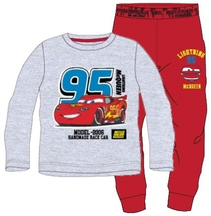 Piżama AUTA ZYGZAK MCQUEEN dziecięca piżama chłopięca długi rękaw 122