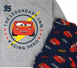 Piżama AUTA ZYGZAK MCQUEEN dziecięca piżama chłopięca długi rękaw 128