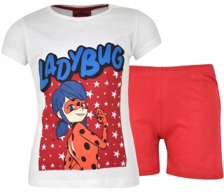 Piżama BIEDRONKA I CZARNY KOT dziecięca letnia 104