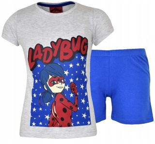 Piżama BIEDRONKA I CZARNY KOT dziecięca letnia 110