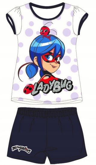 Piżama BIEDRONKA I CZARNY KOT dziecięca letnia 122