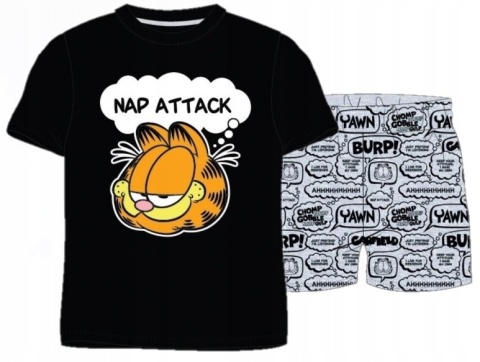 Piżama GARFIELD dziecięca chłopięca letnia 146