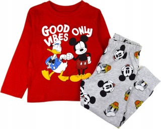 Piżama MYSZKA MICKEY dziecięca piżama chłopięca długi rękaw 110