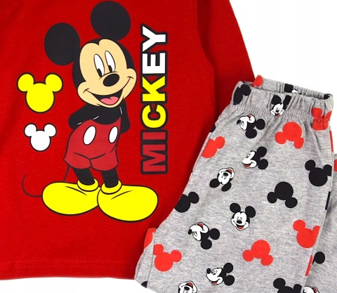 Piżama MYSZKA MICKEY dziecięca piżama chłopięca długi rękaw 122