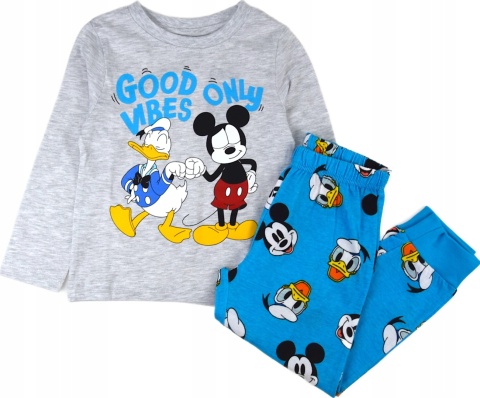 Piżama MYSZKA MICKEY dziecięca piżama chłopięca długi rękaw 122