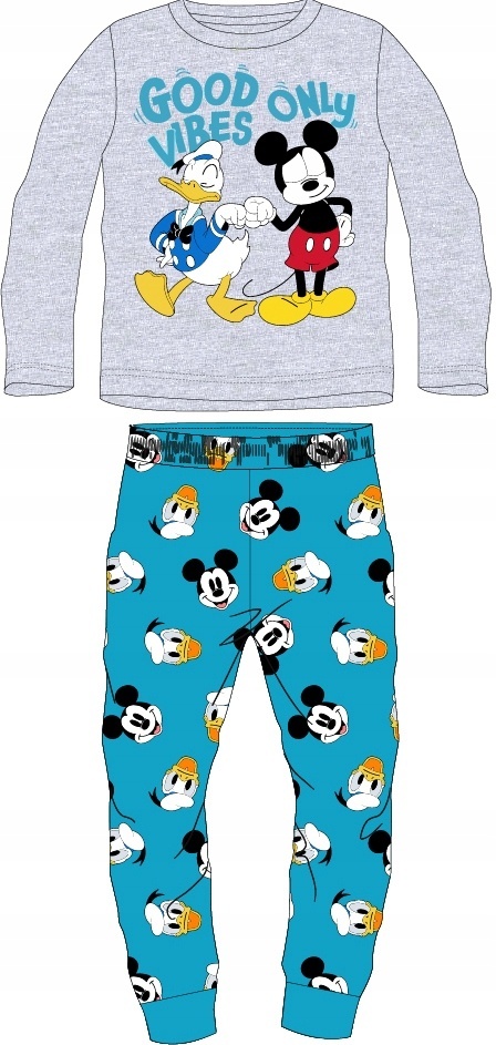 Piżama MYSZKA MICKEY dziecięca piżama chłopięca długi rękaw 122