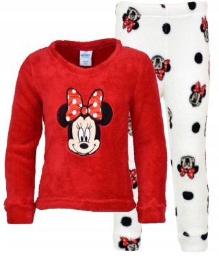 Piżama MYSZKA MINNIE dziecięca dziewczęca miś POLAROWA 92/98