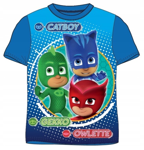 T-shirt bluzka koszulka PIDŻAMERSI PJMASKS r.128