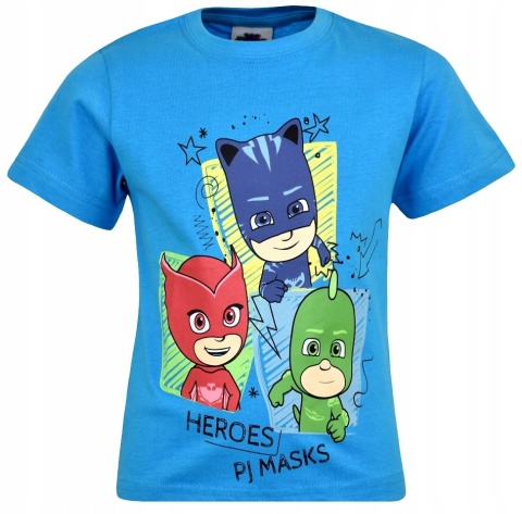 T-shirt bluzka koszulka PIDŻAMERSI PJMASKS r.98