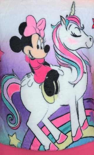 Bluza MYSZKA MINNIE polarowa kudłata 134