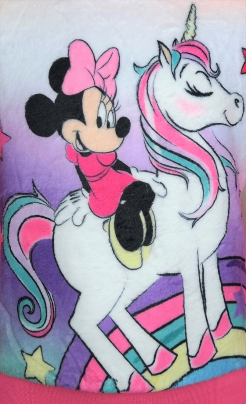 Bluza MYSZKA MINNIE polarowa kudłata 134