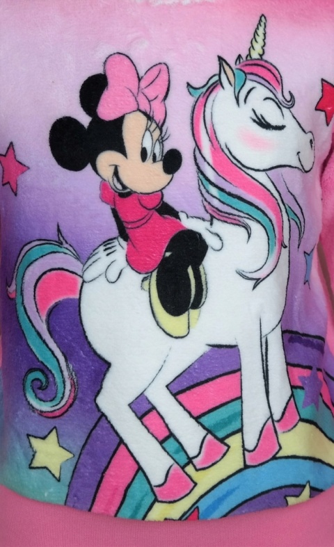 Bluza MYSZKA MINNIE polarowa kudłata 134