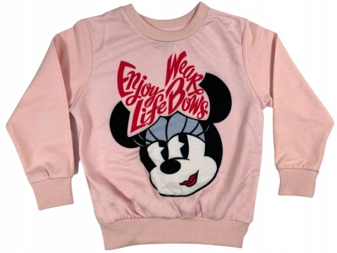 Bluza MYSZKA MINNIE wkładana przez głowę 140