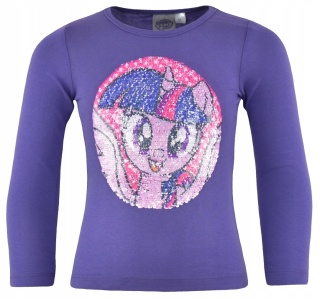 Bluzka t-shirt MY LITTLE PONY magiczne cekiny 98