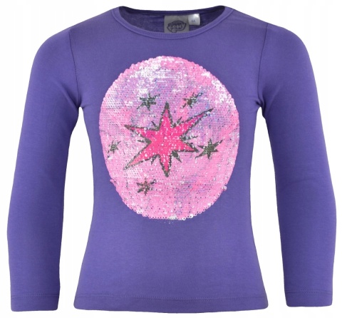 Bluzka t-shirt MY LITTLE PONY magiczne cekiny 98