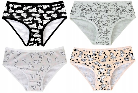 Majtki figi dziecięce dziewczęce 3pak 98/104