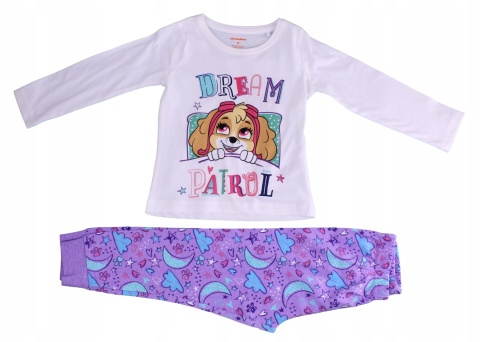 Piżama PSI PATROL SKYE dziecięca dziewczęca długa 98