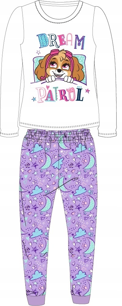 Piżama PSI PATROL SKYE dziecięca dziewczęca długa 98