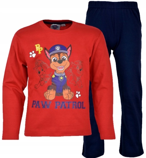 Piżama dziecięca PSI PATROL CHASE długa 110/116