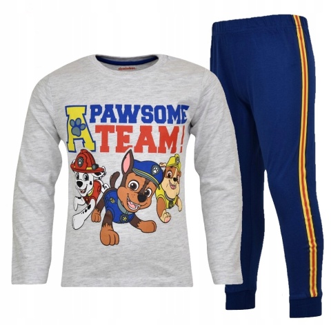 Piżama dziecięca PSI PATROL CHASE długi rękaw 128