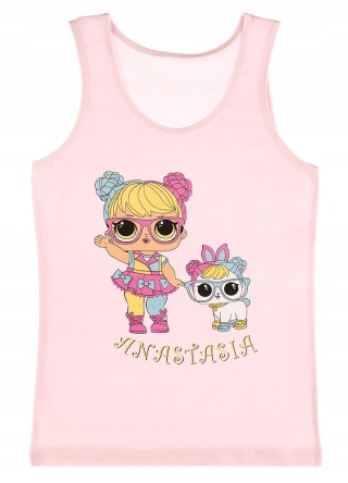 Podkoszulek dziewczęcy dziecięcy t-shirt 134/140