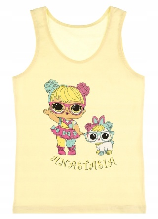 Podkoszulek dziewczęcy dziecięcy t-shirt 134/140