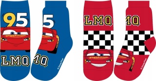 Skarpetki skarpety AUTA ZYGZAK MCQUEEN 2-pak 31/34