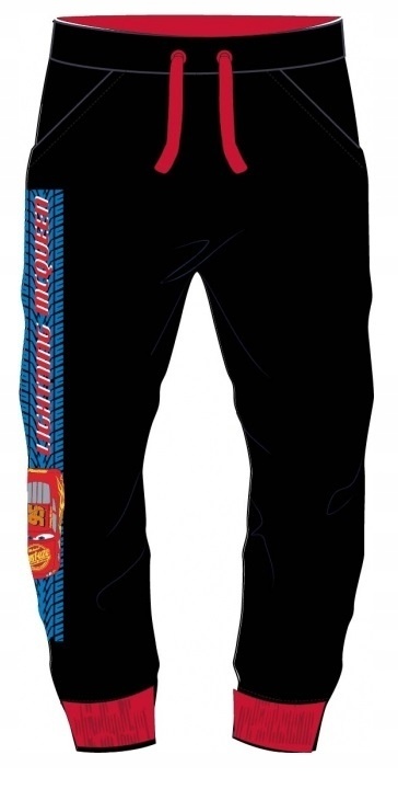 Spodnie AUTA ZYGZAK MCQUEEN dresowe dziecięce 98