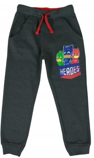 Spodnie PIDŻAMERSI PJMASKS dresowe ocieplane 104