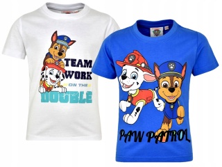 T-shirt PSI PATROL koszulka dziecięca 2pak 122/128