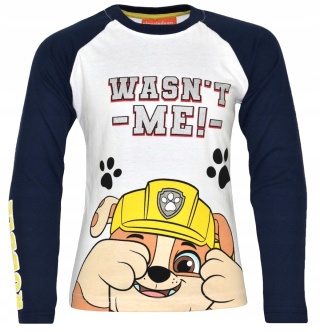 Bluzka t-shirt PSI PATROL długi rękaw Rubble 128