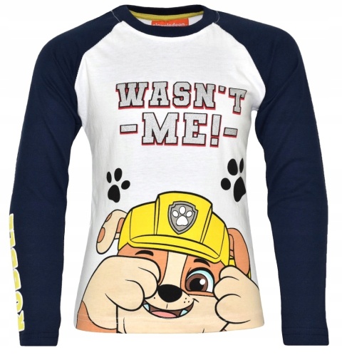 Bluzka t-shirt PSI PATROL długi rękaw Rubble 128