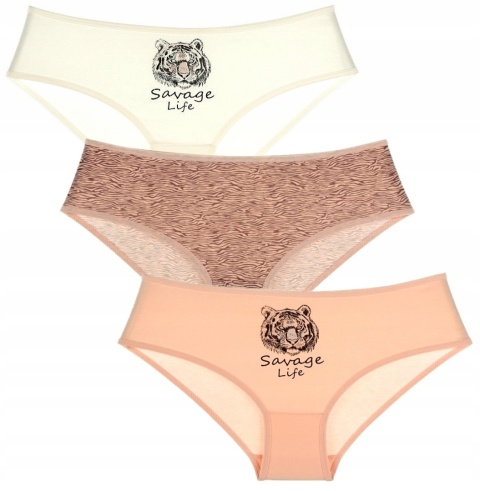 Majtki figi dziecięce dziewczęce 3-pak 152/158