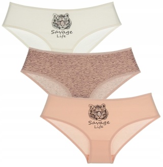 Majtki figi dziecięce dziewczęce 3-pak 164/170