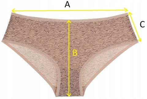 Majtki figi dziecięce dziewczęce 3-pak 164/170