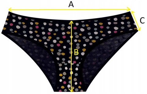 Majtki figi dziecięce młodzieżowe 3-pak 164/170