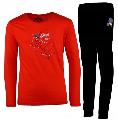 Piżama BIEDRONKA I CZARNY KOT 122/128