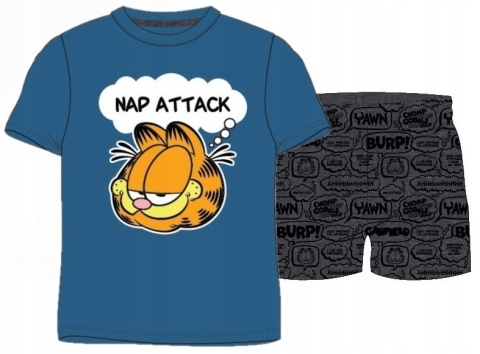 Piżama GARFIELD dziecięca chłopięca letnia 146