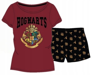 Piżama HARRY POTTER dziecięca letnia brokat 152