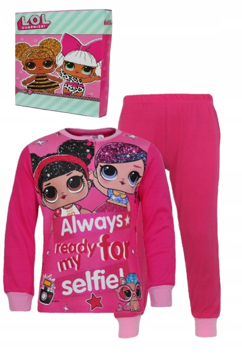 Piżama dziecięca LOL SURPRISE pudełko BROKAT 110