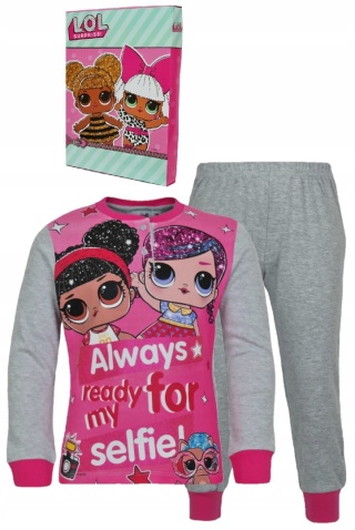 Piżama dziecięca LOL SURPRISE pudełko BROKAT 110