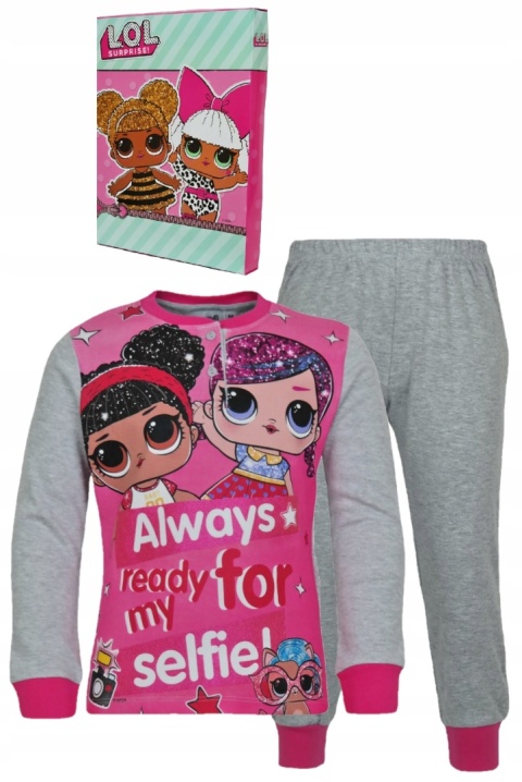 Piżama dziecięca LOL SURPRISE pudełko BROKAT 110