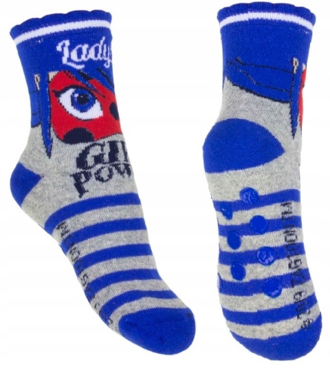 Skarpetki BIEDRONKA I CZARNY KOT frotte ABS 23/26